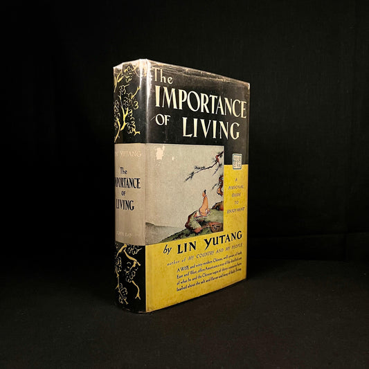 The Importance of Living by Lin Yutang (1940) Vintage Hardcover Book