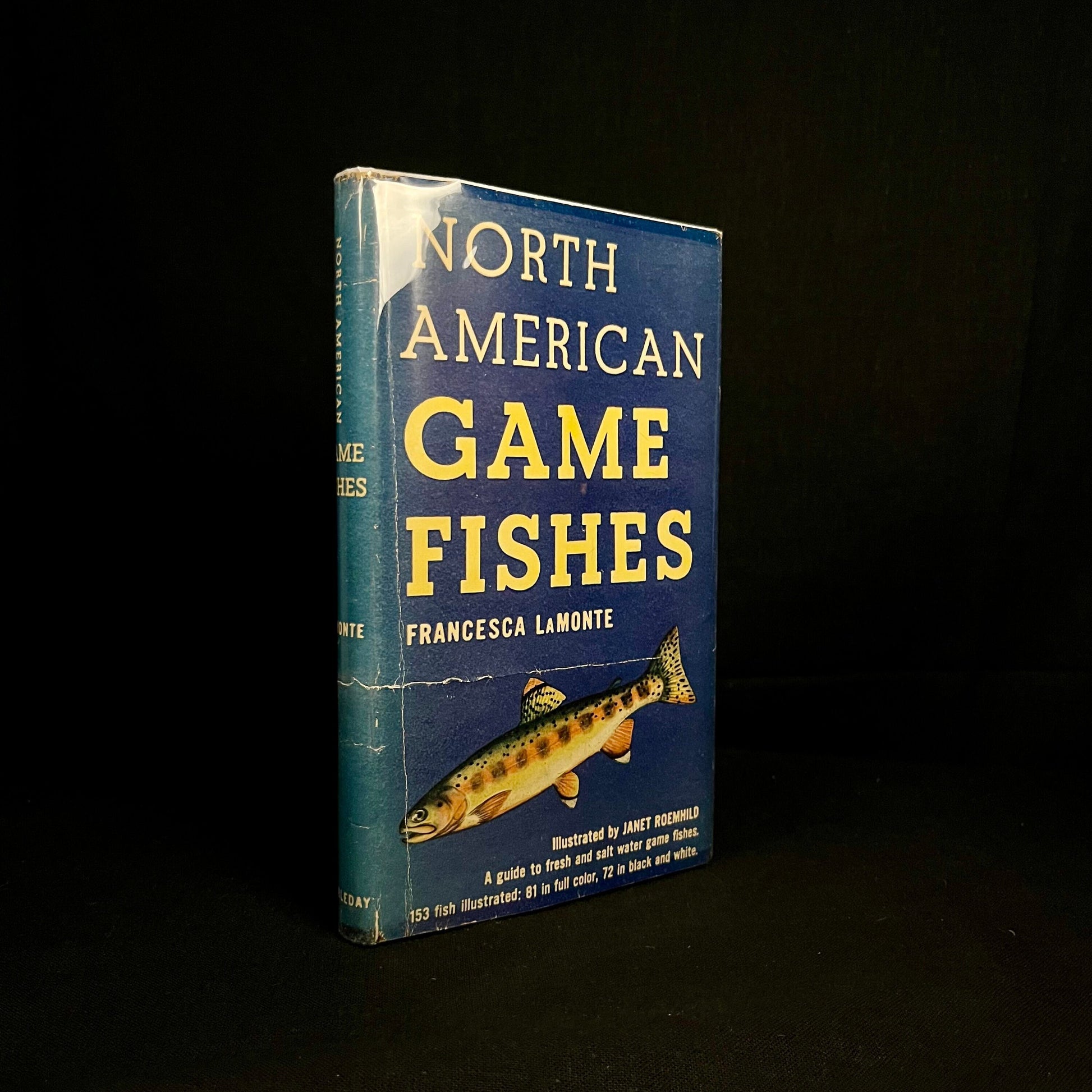 North American Game Fishes by Francesca LaMonte (1950) Vintage Hardcover Book