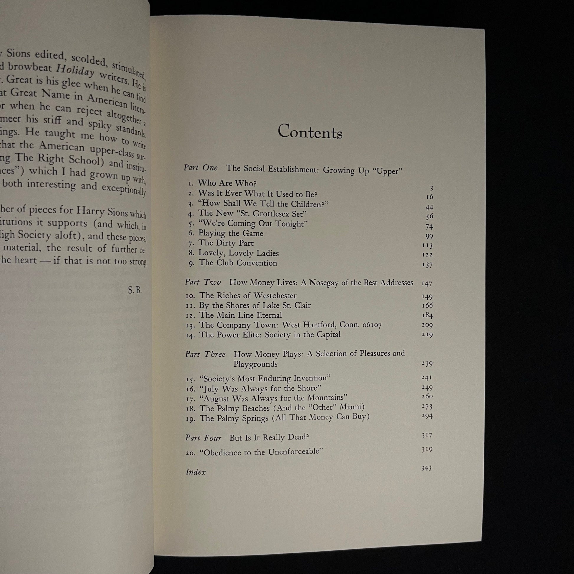 First Printing - The Right People: A Portrait of the American Social Establishment by Stephen Birmingham (1968) Vintage Hardcover Book