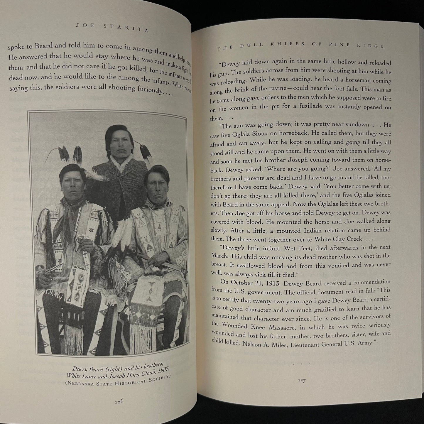 First Printing - The Dull Knifes of Pine Ridge: A Lakota Odyssey by Joe Starita (1995) Vintage Hardcover Book