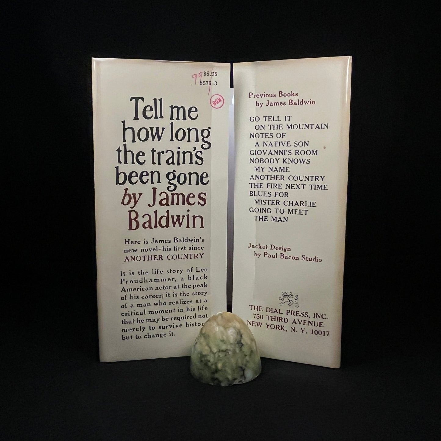 First Printing - Tell Me How Long The Train’s Been Gone: A Novel by James Baldwin (1968) Vintage Hardcover Book