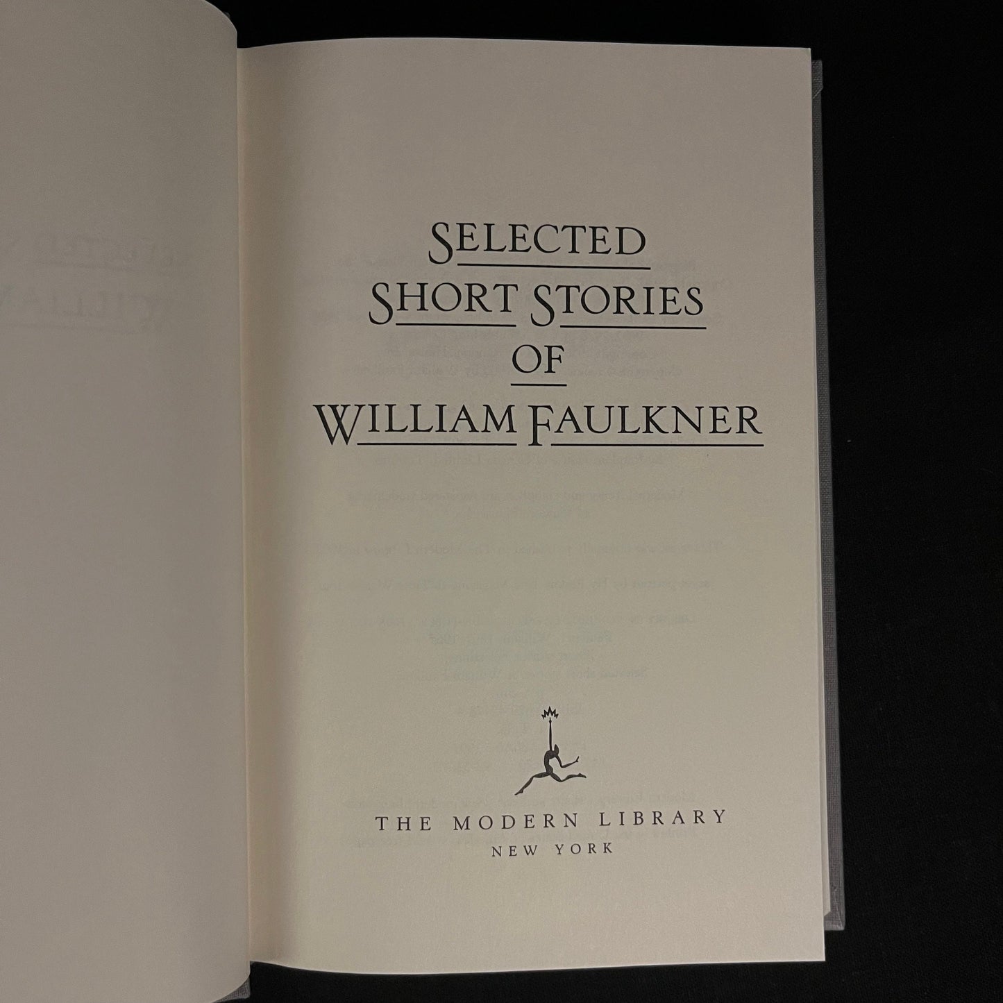 Modern Library - Selected Short Stories of William Faulkner (1993) Vintage Hardcover Book