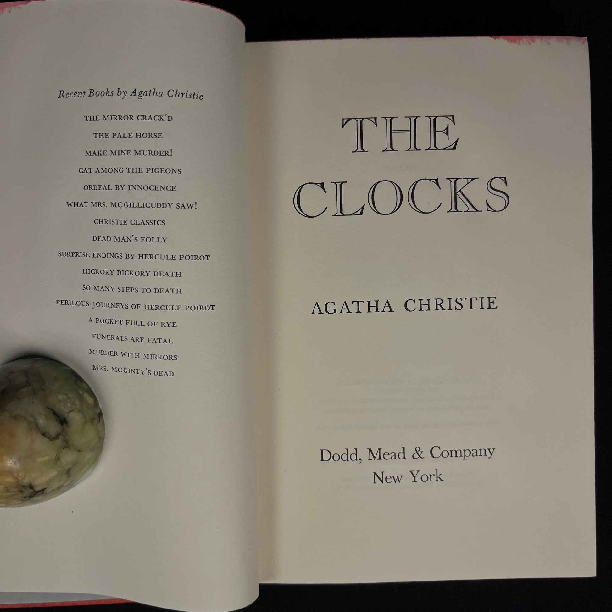 First Printing - The Clocks by Agatha Christie (1964) Vintage Hardcover Book