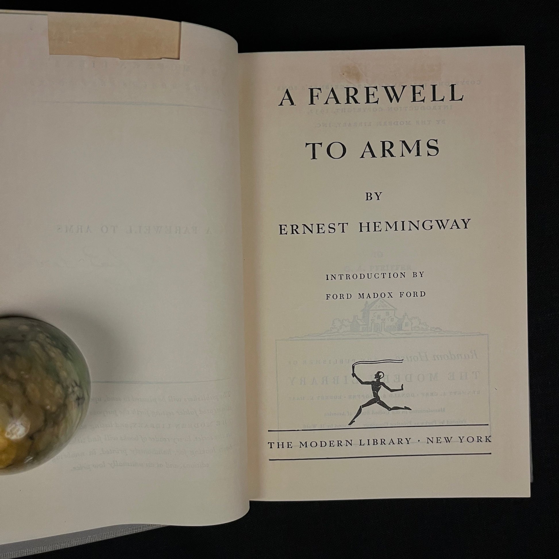 Modern Library - A Farewell to Arms by Ernest Hemingway (1941) Vintage Hardcover Book