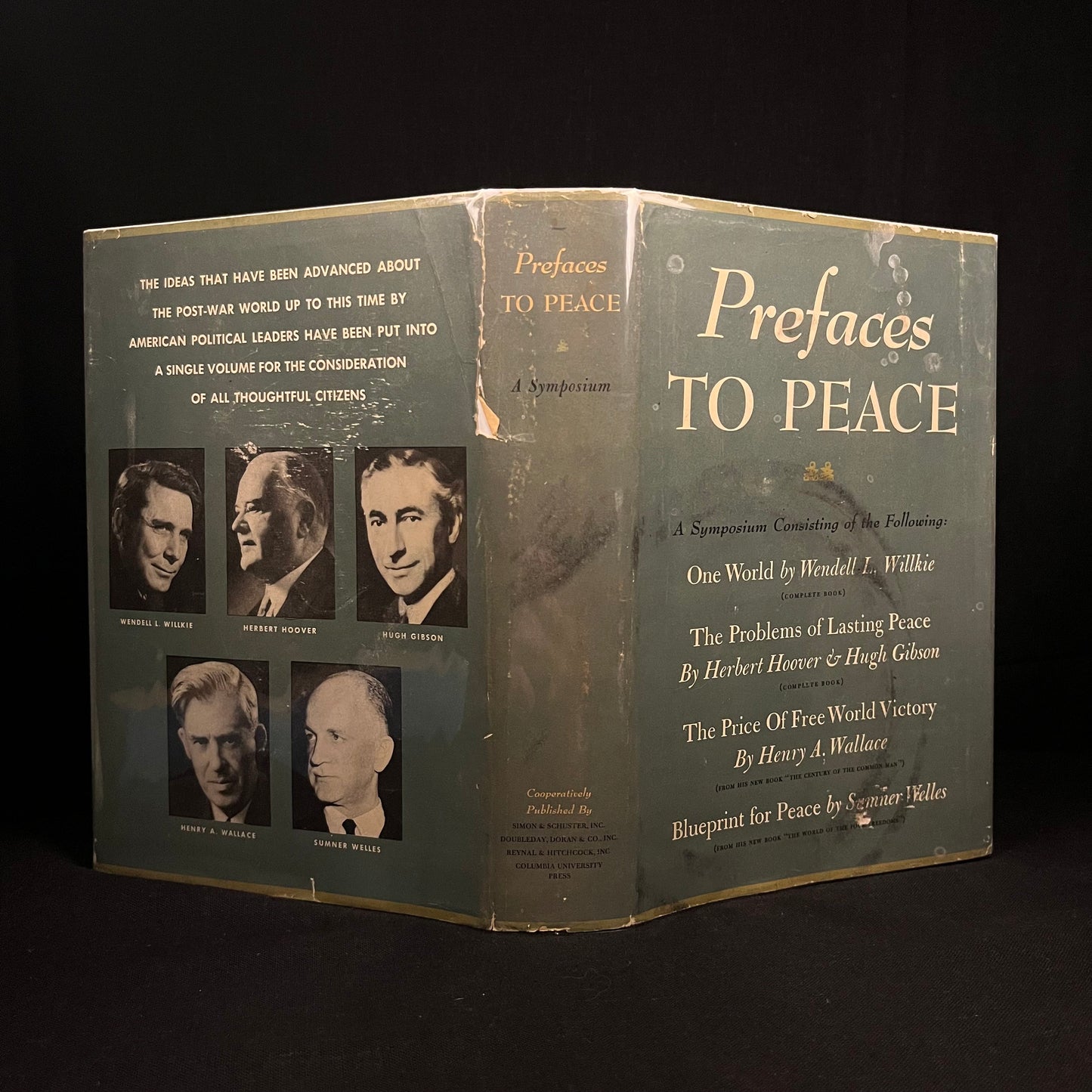 Prefaces to Peace: A Symposium (1943) Vintage Hardcover Book