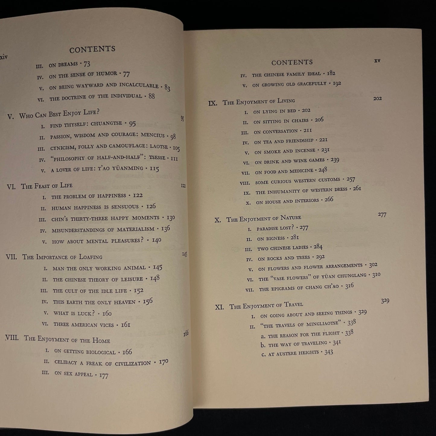 The Importance of Living by Lin Yutang (1940) Vintage Hardcover Book