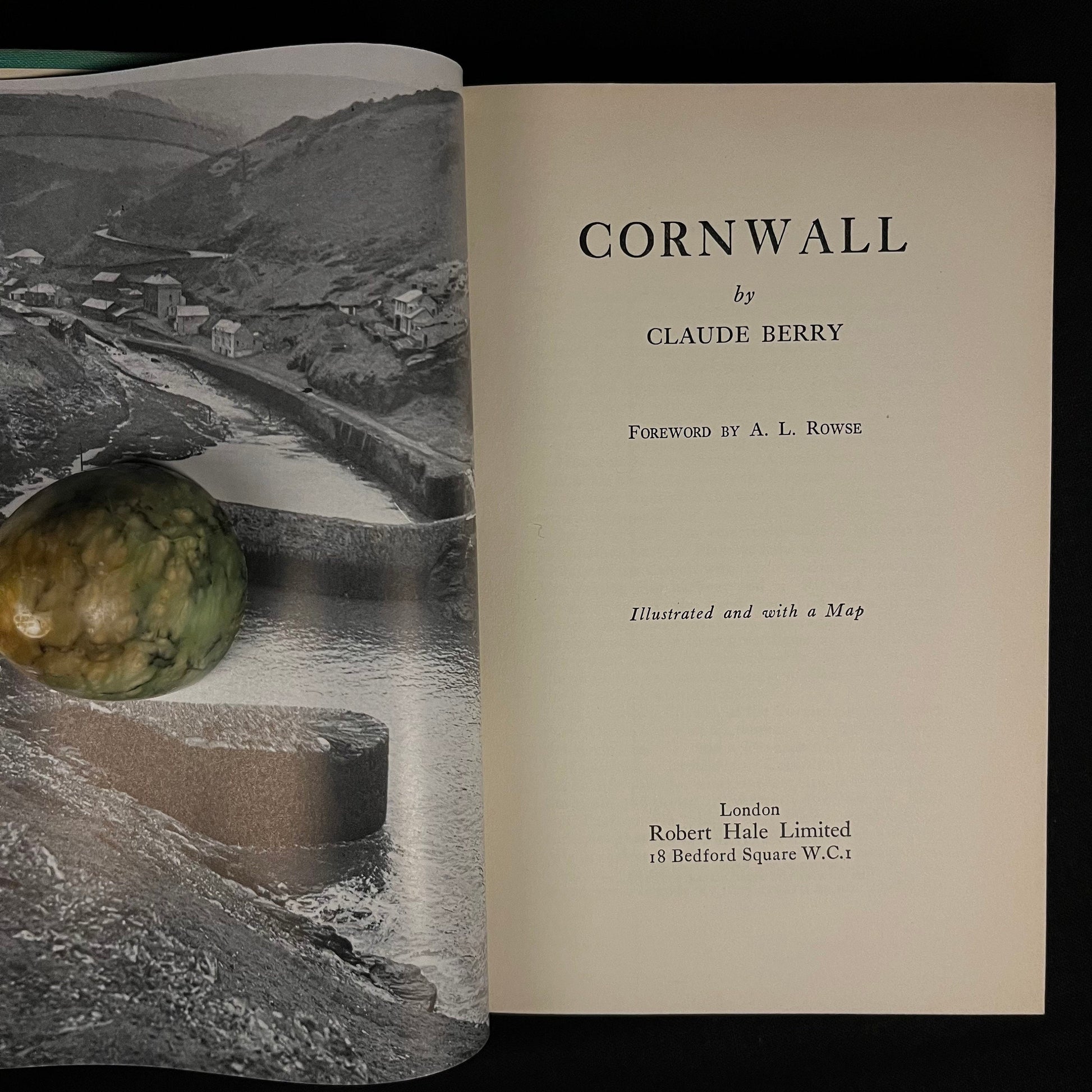 First Printing - Cornwall by Claude Berry (1949) Vintage Hardcover Book