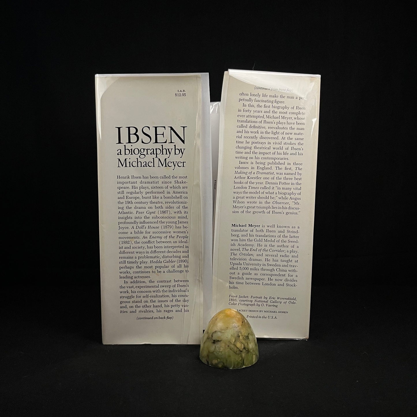 First Printing - Ibsen: A Biography by Michael Meyer (1971) Vintage Hardcover Book