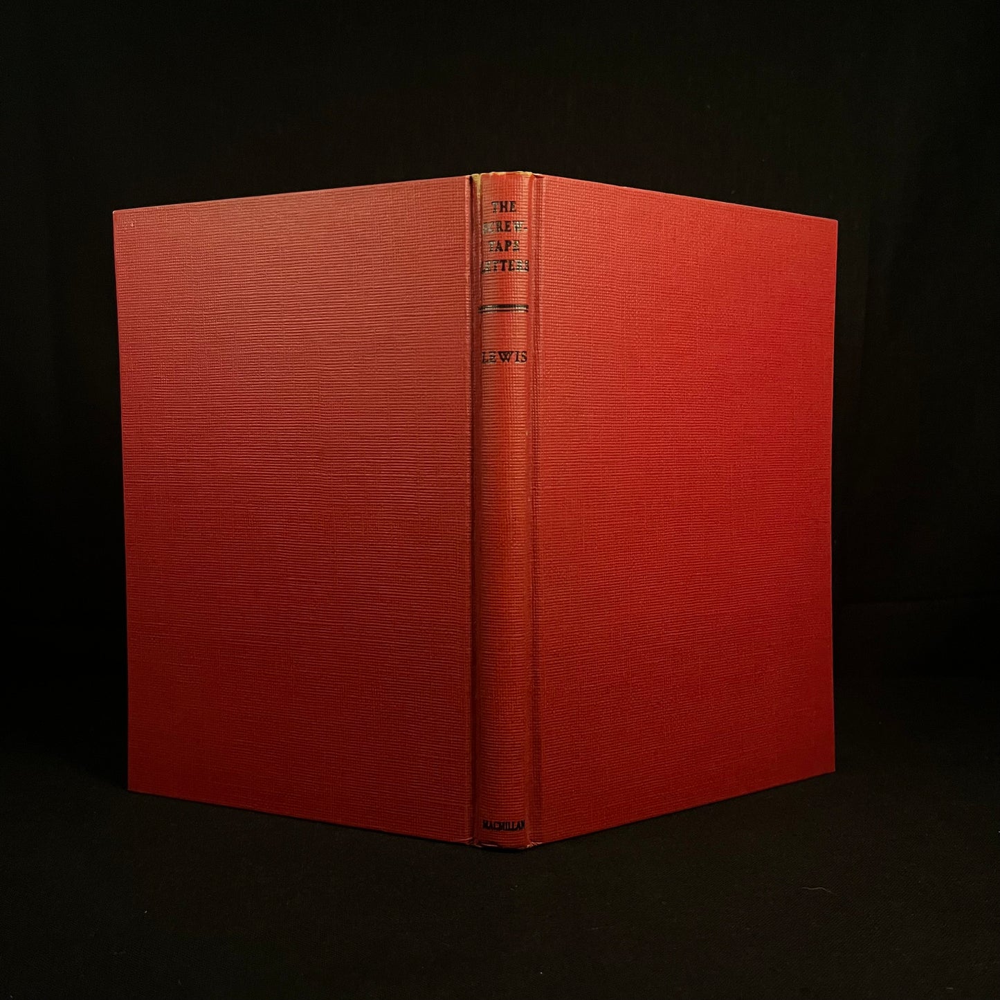 Early Printing - The Screwtape Letters by C. S. Lewis (1948) Vintage Hardcover Book