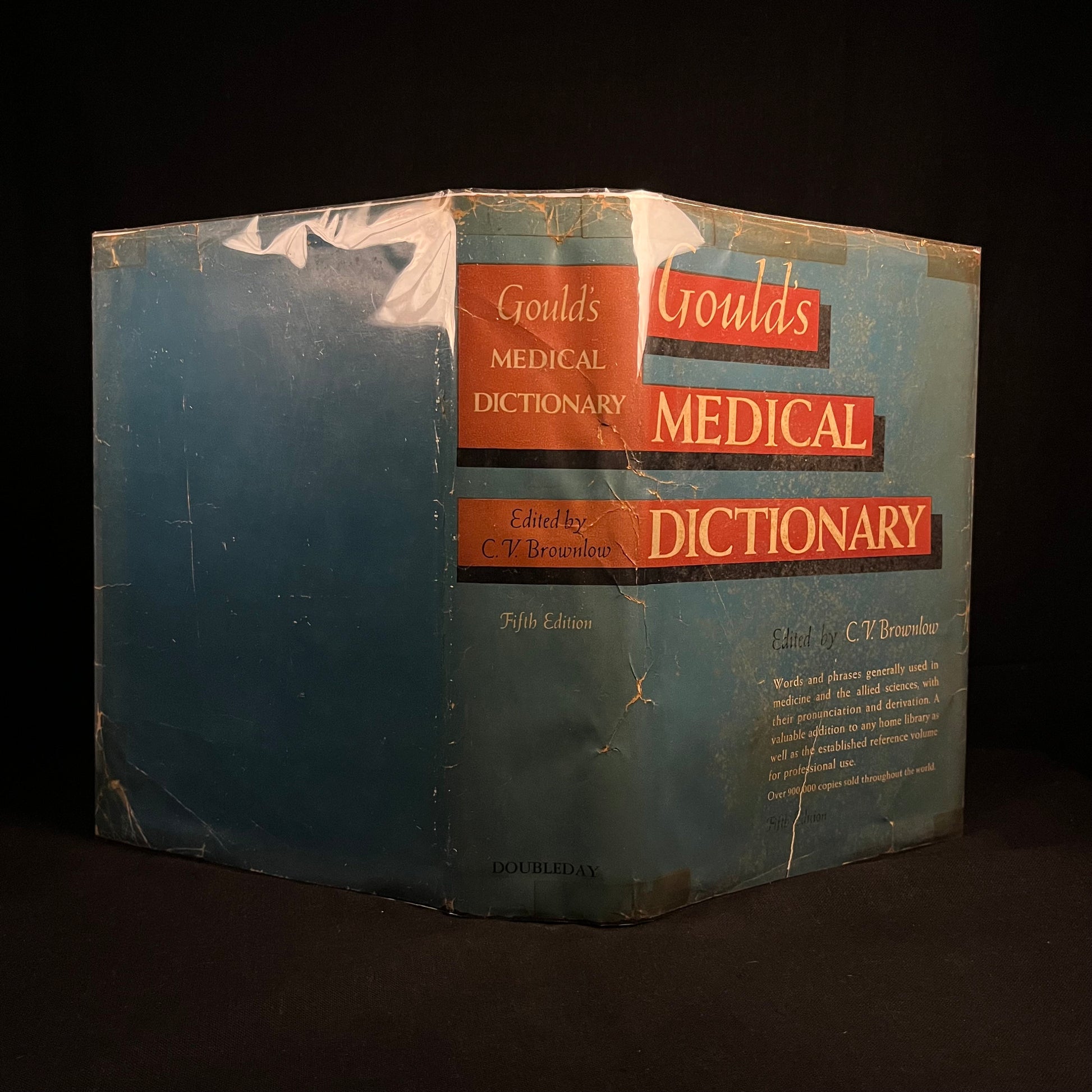 Fifth Edition - Gould’s Medical Dictionary edited by C. V. Bronwlow (1945) Vintage Hardcover Book