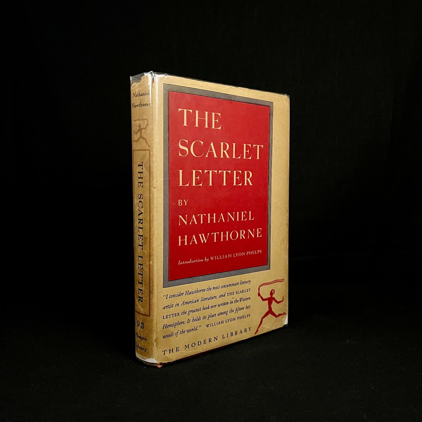 Modern Library - The Scarlet Letter by Nathaniel Hawthorne (1940) Vintage Hardcover Book