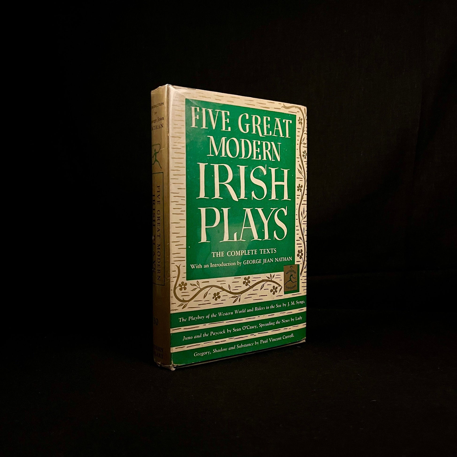 Modern Library - Five Great Modern Irish Plays: The Complete Texts (1952) Vintage Hardcover Book