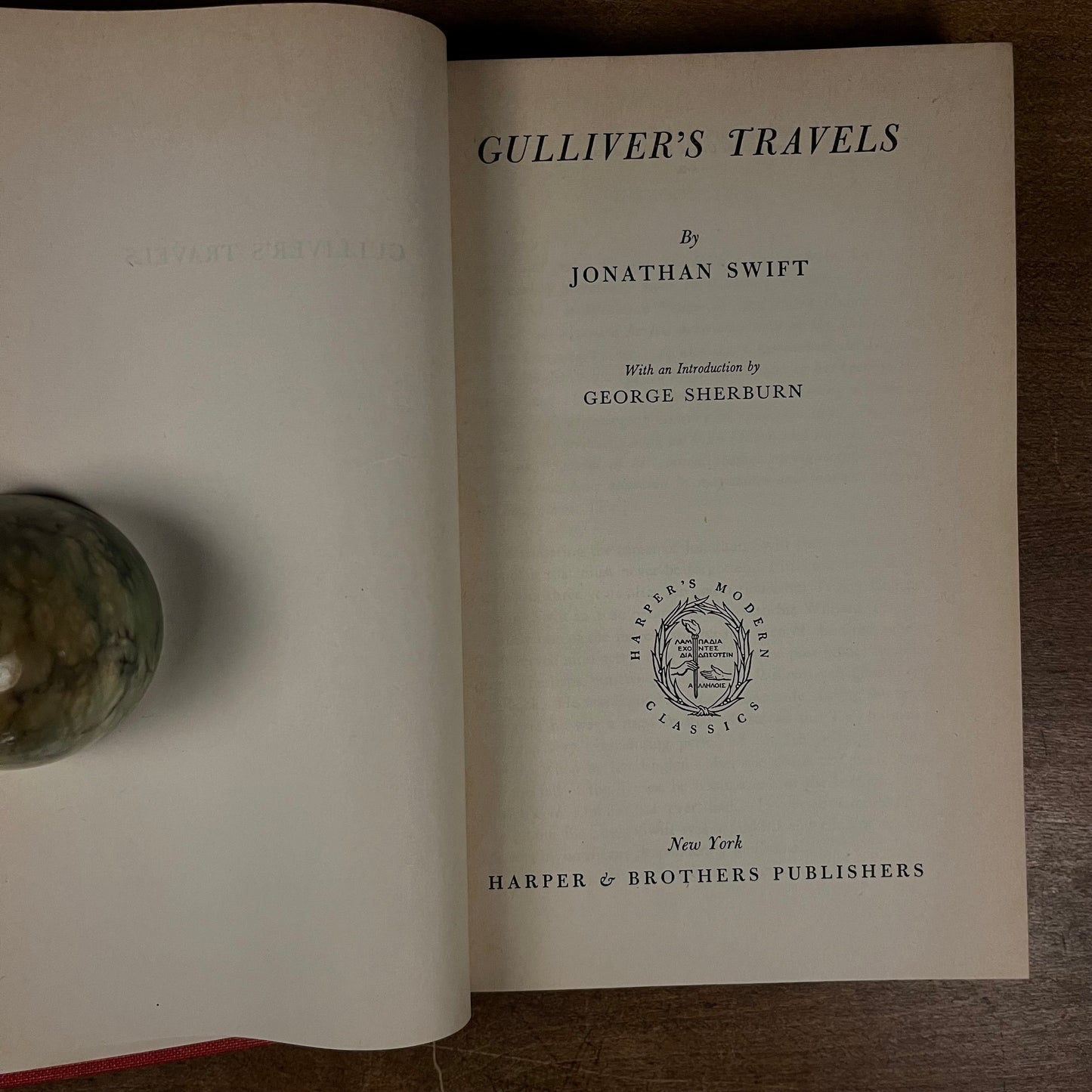 Gulliver’s Travels by Jonathan Swift (1950) Vintage Hardcover Book