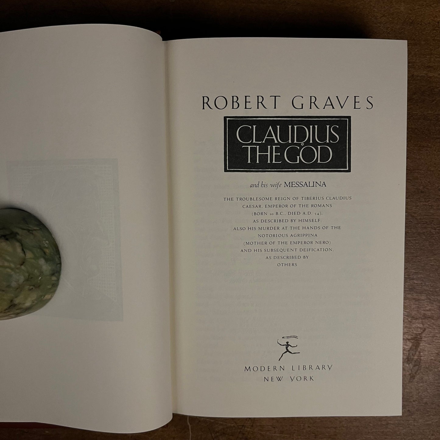 First Modern Library Edition - Claudius the God and His Wife Messalina by Robert Graves (1982) Vintage Softcover Book