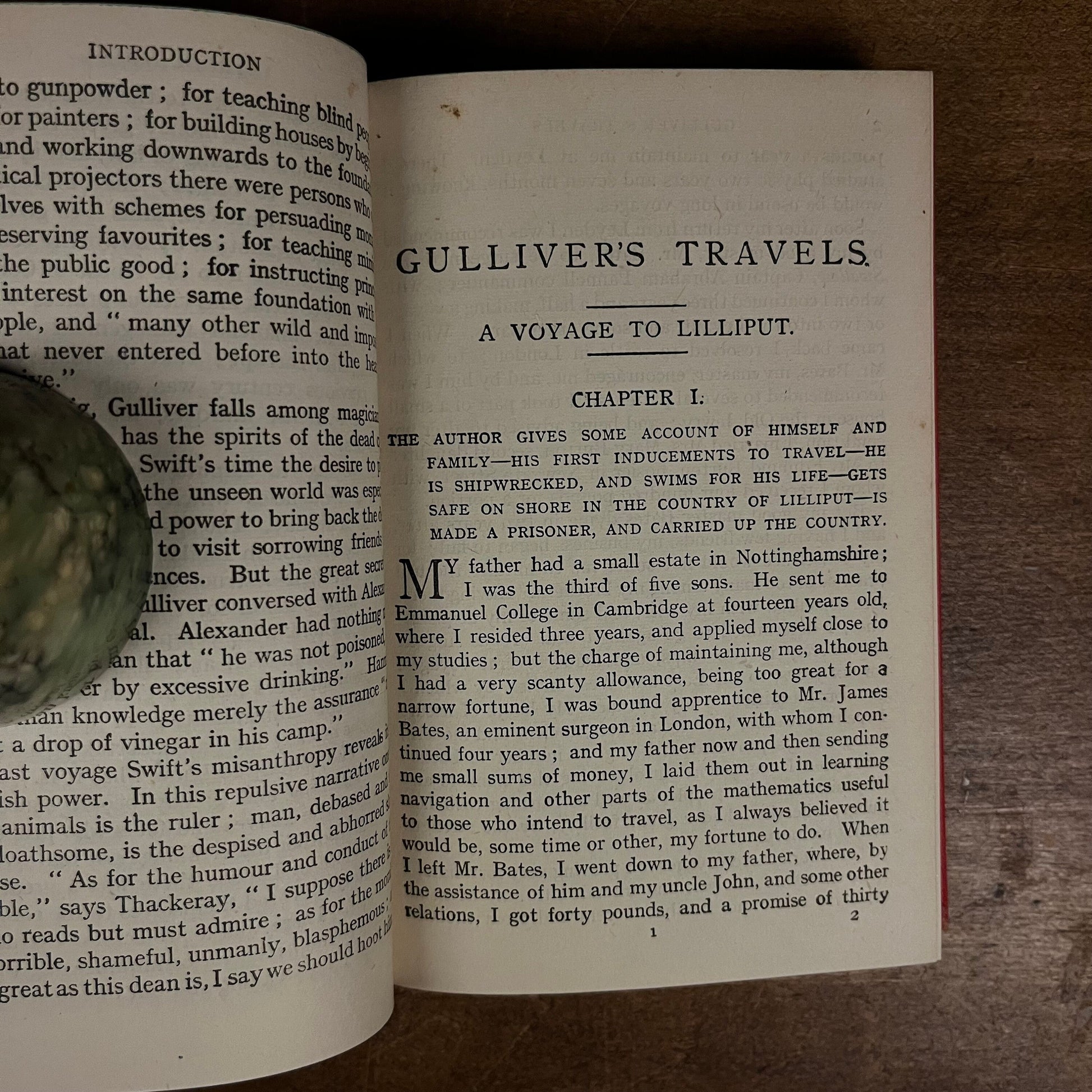 Gulliver’s Travels by Jonathan Swift (1946) Vintage Hardcover Book