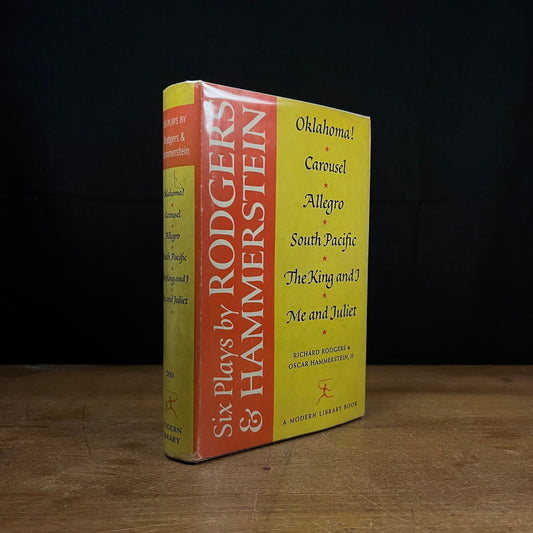 First Modern Library Edition - Six Plays by Rogers and Hammerstein (1959) Vintage Hardcover Book