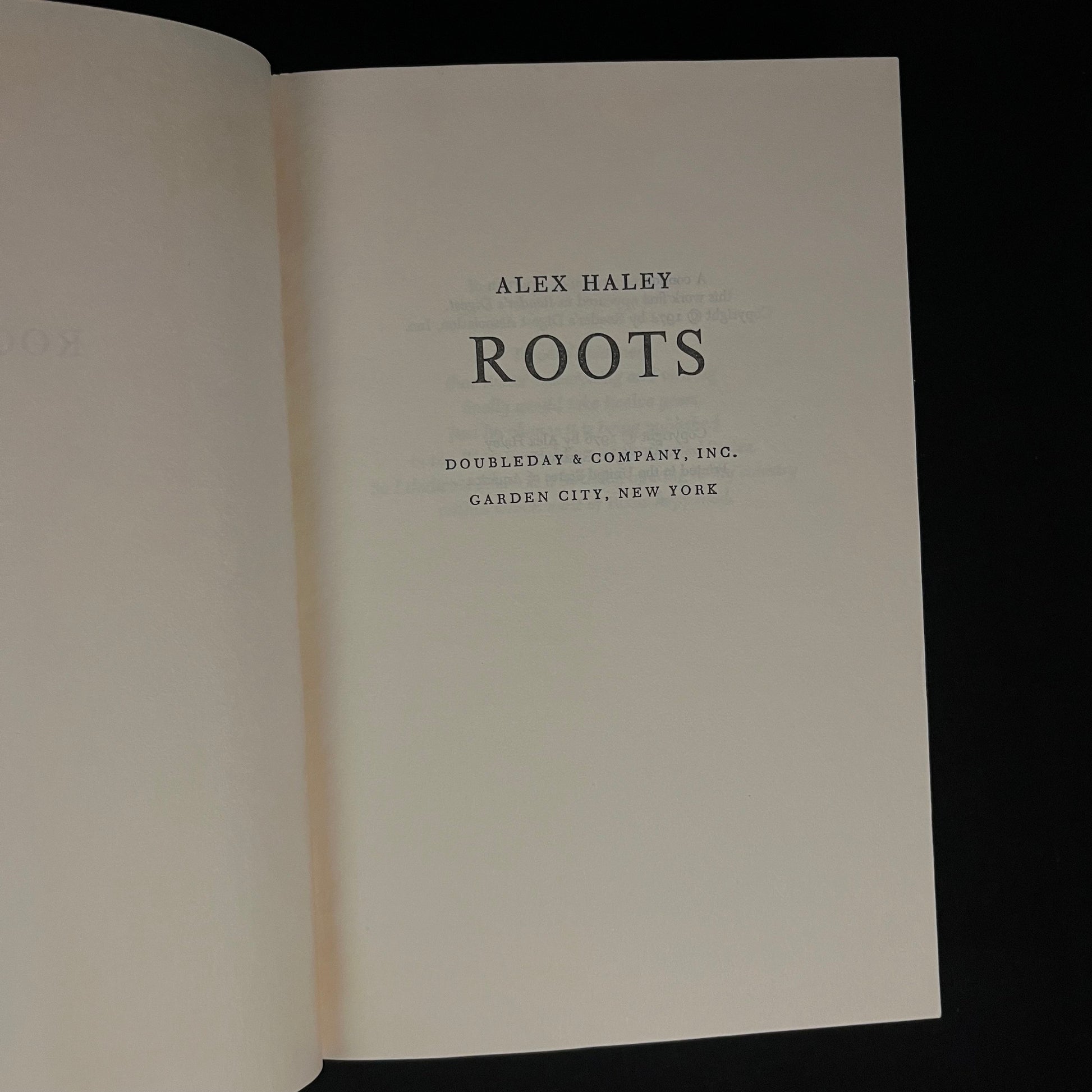 Roots: The Saga of an American Family by Alex Haley (1976) Vintage Hardcover Book