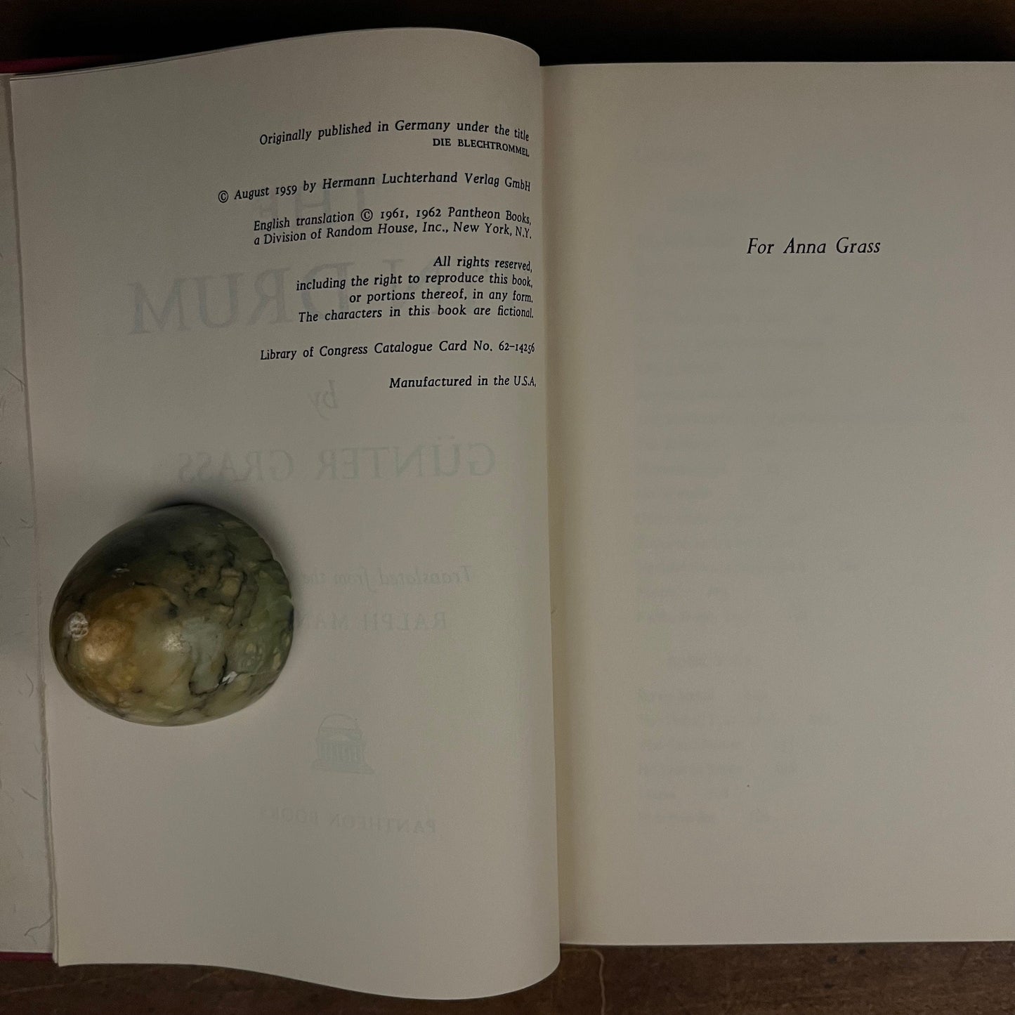 First Printing - The Tin Drum by Günter Grass (1962) Vintage Hardcover Book