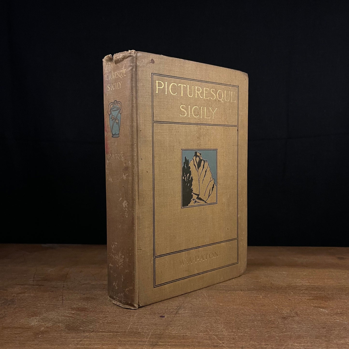 Picturesque Sicily by W. A. Paton (1898) Vintage Hardcover Book