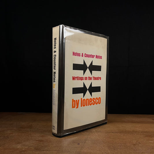 First Printing - Notes and Counter Notes: Writings on the Theatre by Eugène Ionesco (1964) Vintage Hardcover Book