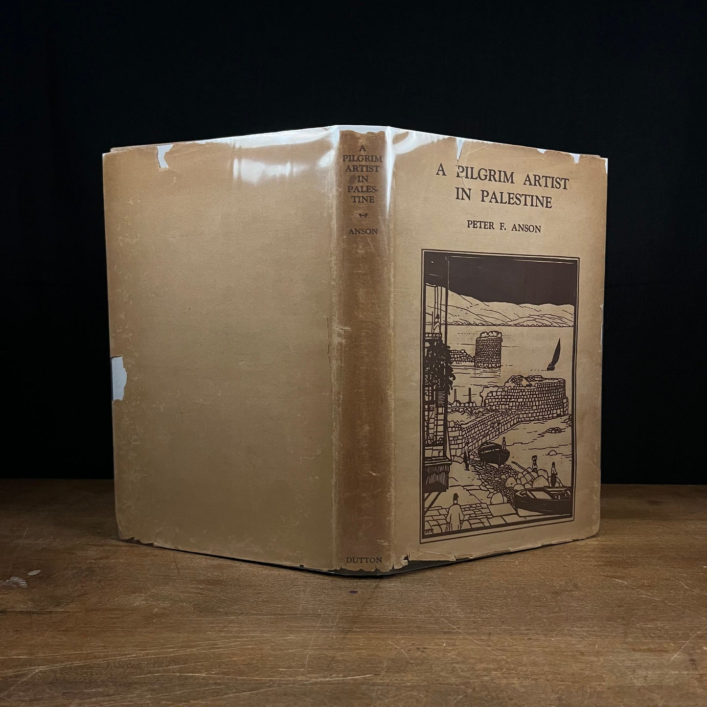 First Printing - A Pilgrim Artist in Palestine by Peter F. Anson (1932) Vintage Hardcover Book