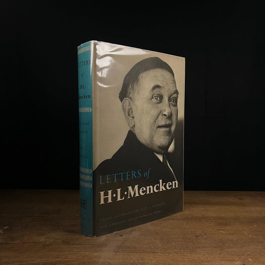 Second Printing - Letters of H. L. Mencken (1973) Vintage Hardcover Book