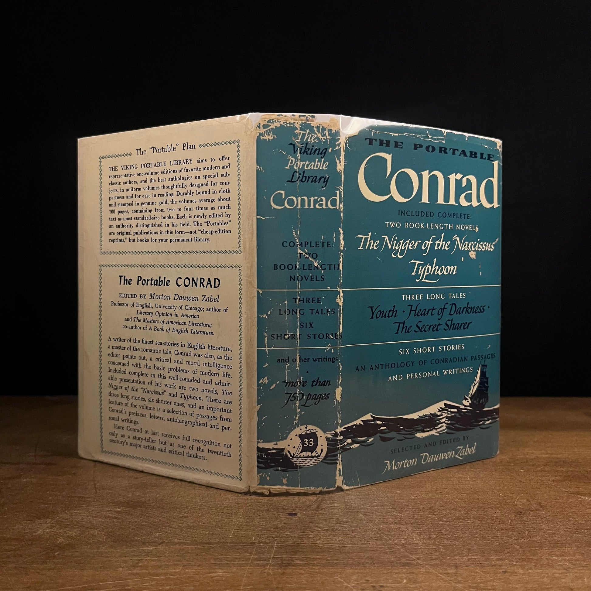 The Portable Conrad by Morton Dauwen Zabel (1959) Vintage Hardcover Book