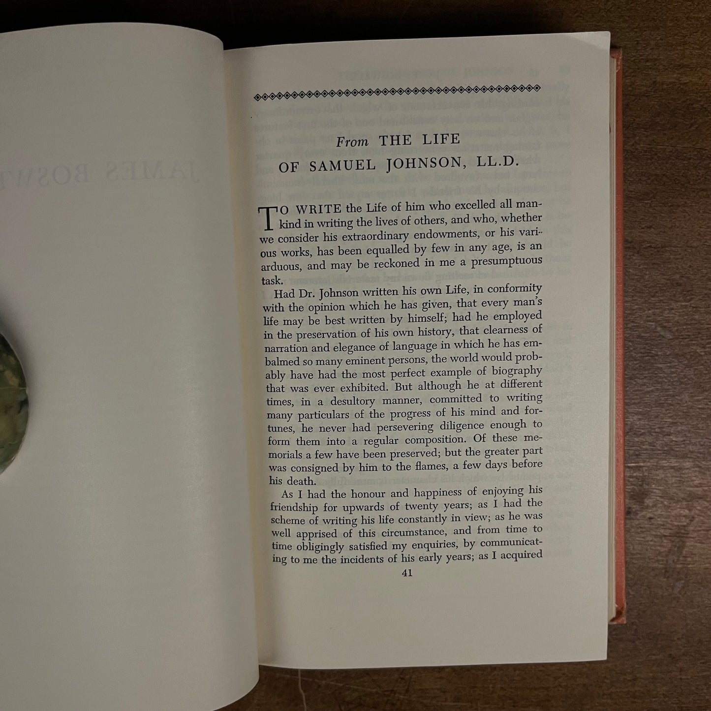 The Portable Johnson and Boswell by Louis Kronenberger (1966) Vintage Hardcover Book