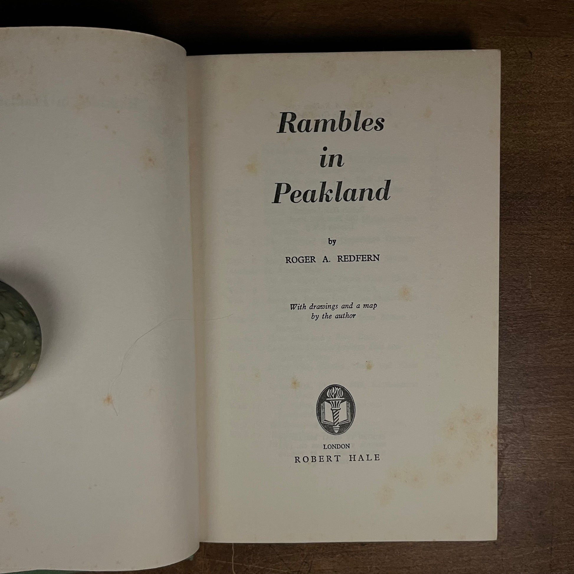 First Printing - Rambles in Peakland by Roger A. Redfern (1965) Vintage Hardcover Book