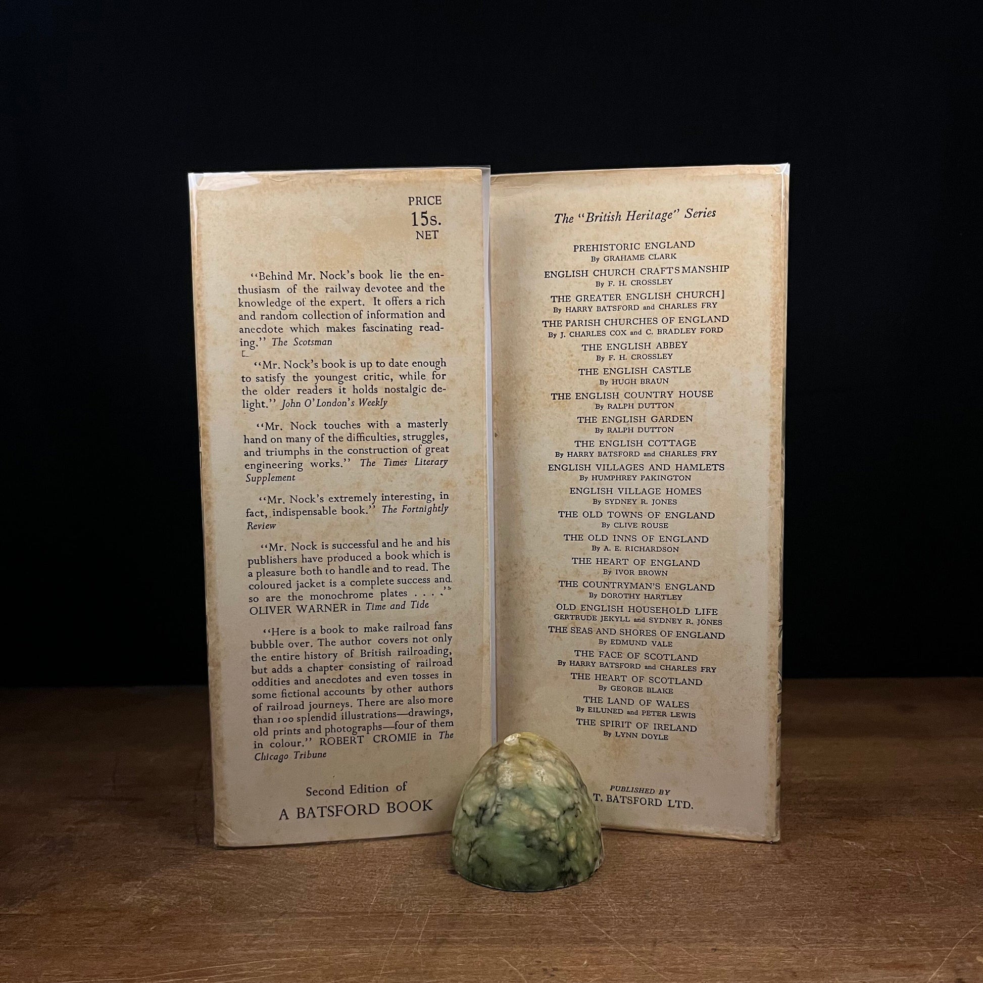 The Railways of Britain: Past and Present by O. S. Nock (1949) Vintage Hardcover Book