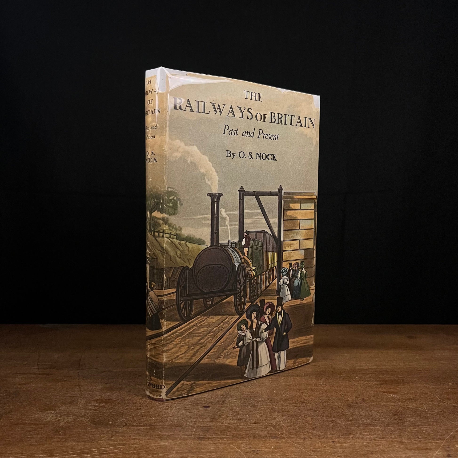 The Railways of Britain: Past and Present by O. S. Nock (1949) Vintage Hardcover Book