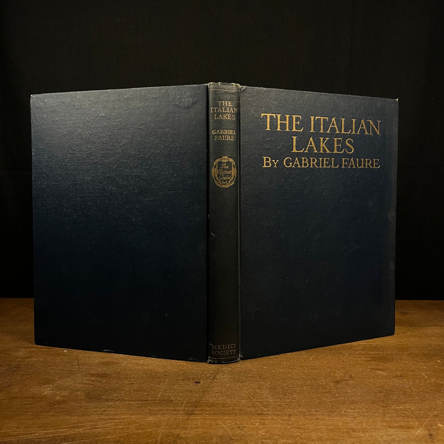 First Printing - The Italian Lakes: Maggiore, Como, Orta, Varese, Lugano, Iseo, Garda by Gabriel Faure (1924) Vintage Hardcover Book