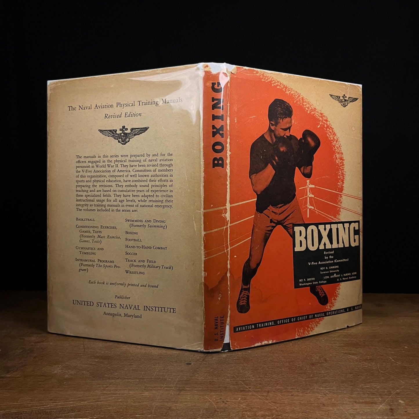 The Naval Aviation Physical Training Manuals: Boxing (1950) Vintage Hardcover Book