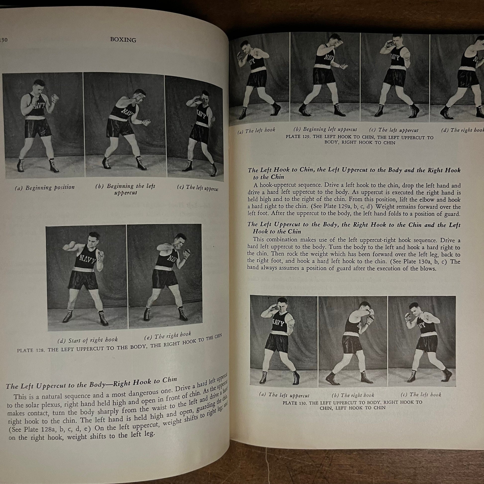 The Naval Aviation Physical Training Manuals: Boxing (1950) Vintage Hardcover Book