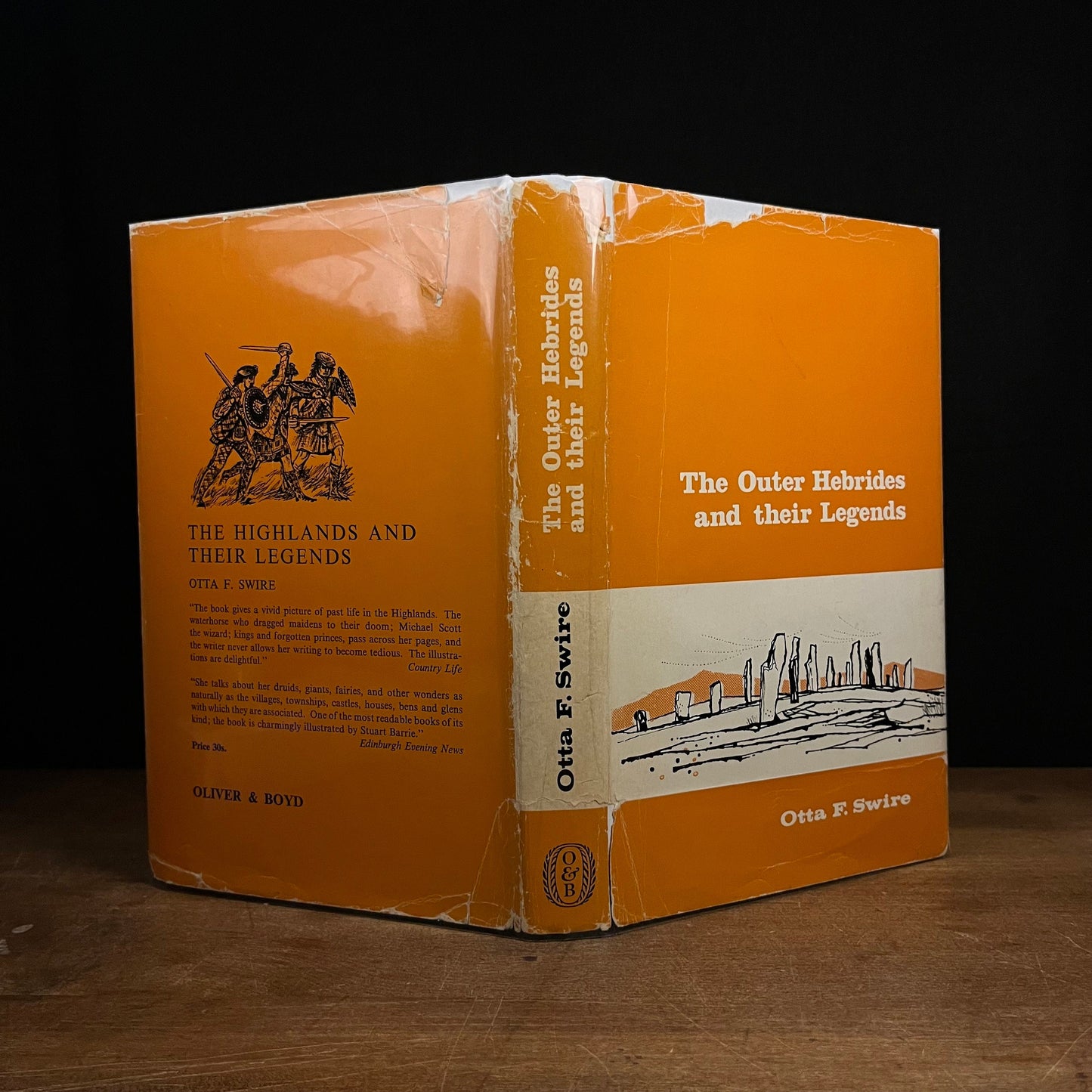 First Printing - The Outer Hebrides and their Legends by Otta F. Swire (1966) Vintage Hardcover Book