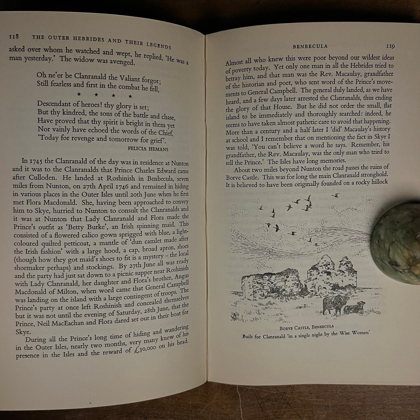 First Printing - The Outer Hebrides and their Legends by Otta F. Swire (1966) Vintage Hardcover Book