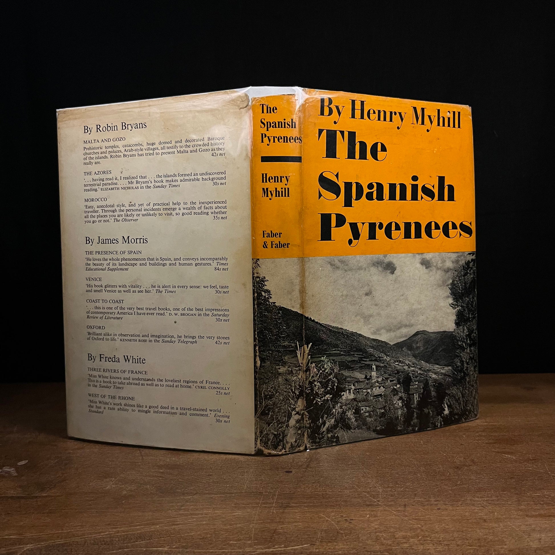 First Printing - The Spanish Pyrenees by Henry Myhill (1966) Vintage Hardcover Book