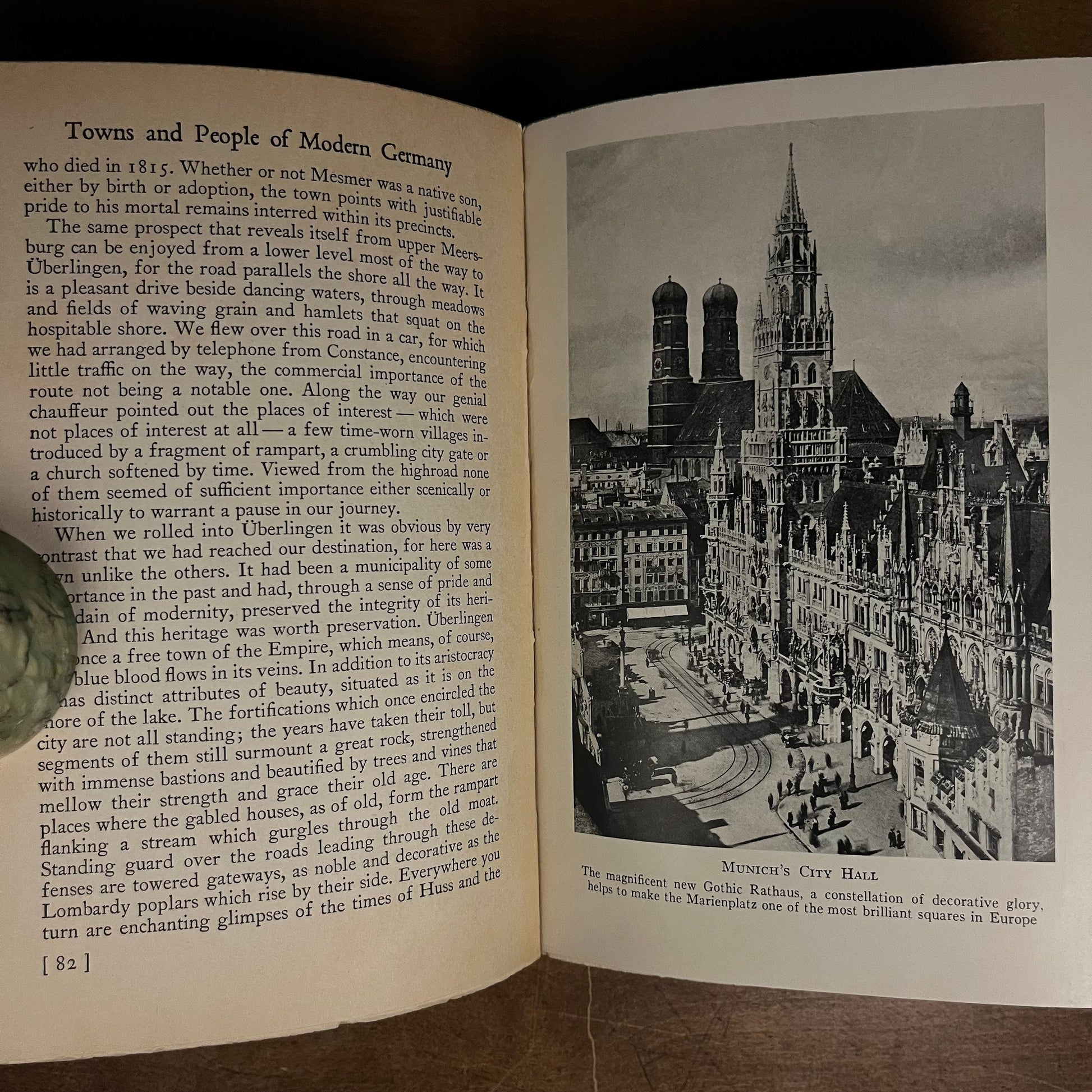 Second Printing - Towns and People of Modern Germany by Robert Medill McBride (1928) Vintage Hardcover Book