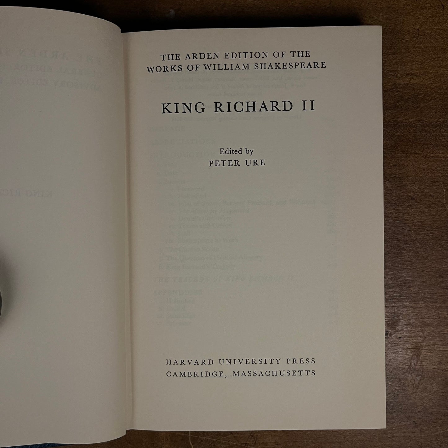 The Arden Shakespeare: King Richard II (1956) Vintage Hardcover Book