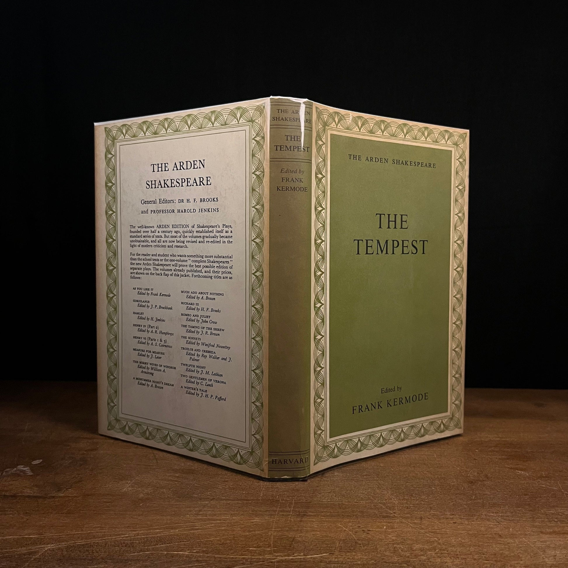 The Arden Shakespeare: The Tempest (1958) Vintage Hardcover Book