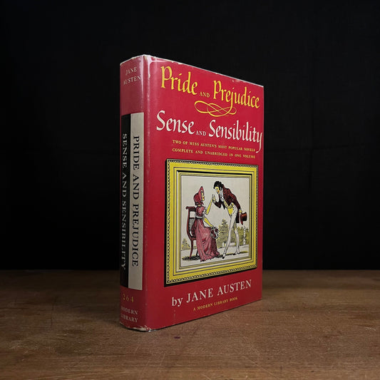 Modern Library - Pride and Prejudice and Sense and Sensibility by Jane Austen (1967) Vintage Hardcover Book