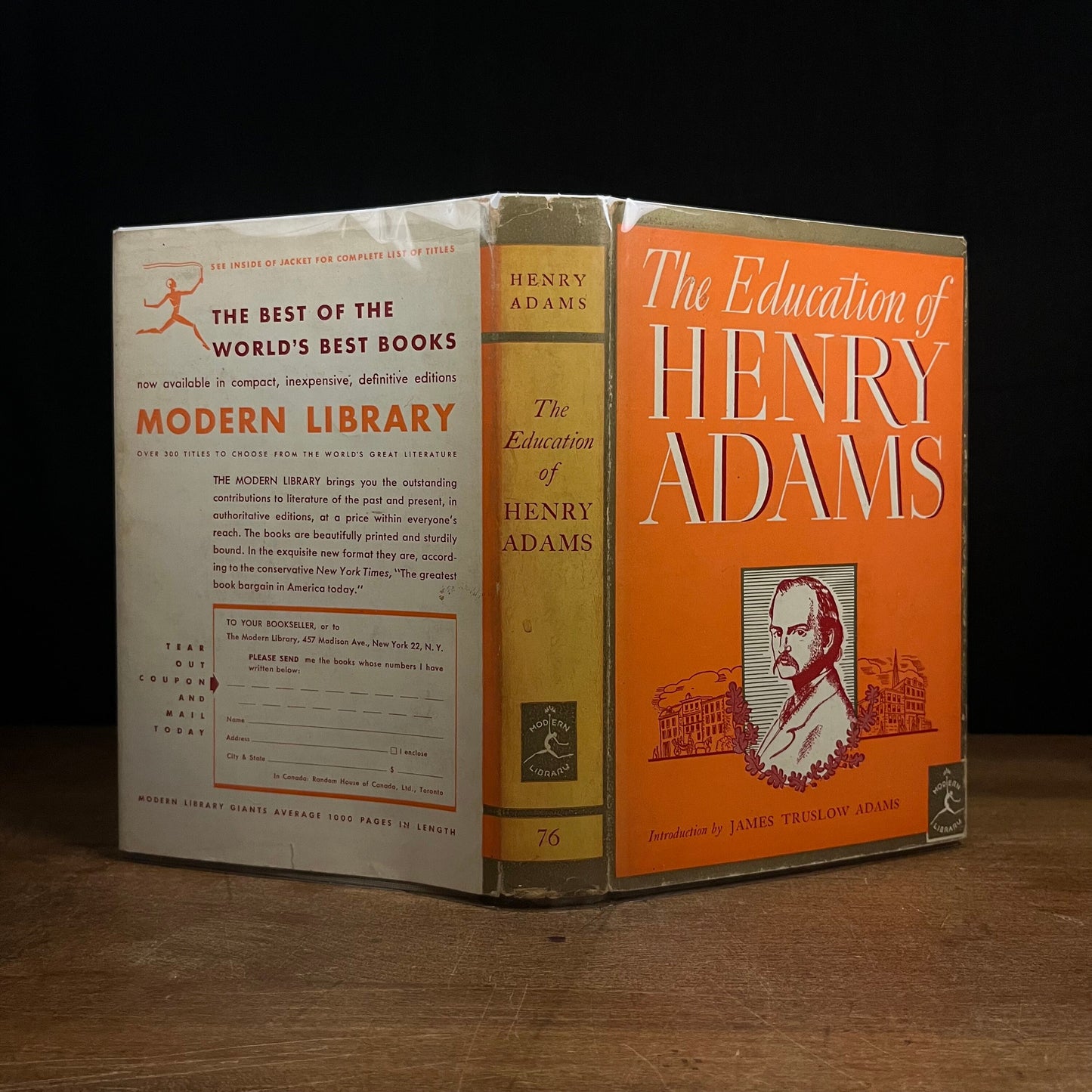 Modern Library - The Education of Henry Adams (1938) Vintage Hardcover Book