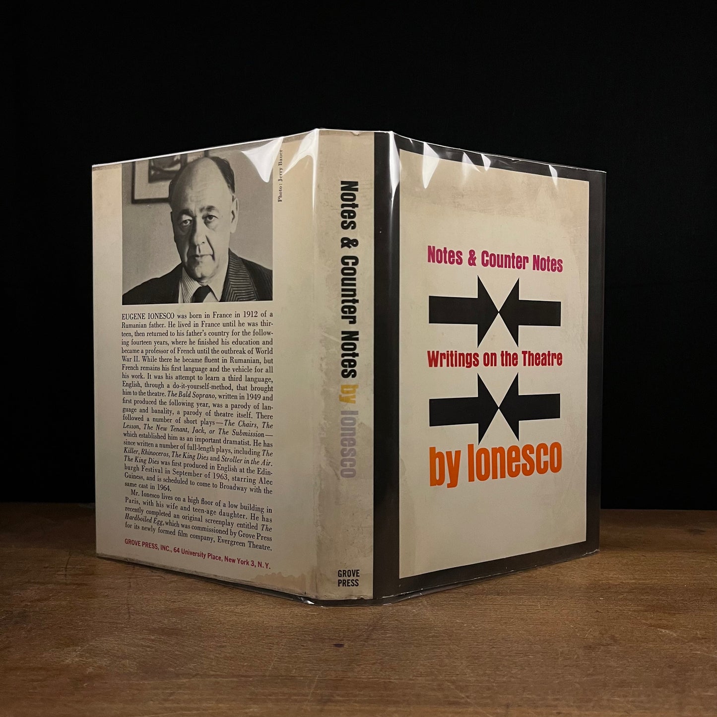 First Printing - Notes and Counter Notes: Writings on the Theatre by Eugène Ionesco (1964) Vintage Hardcover Book