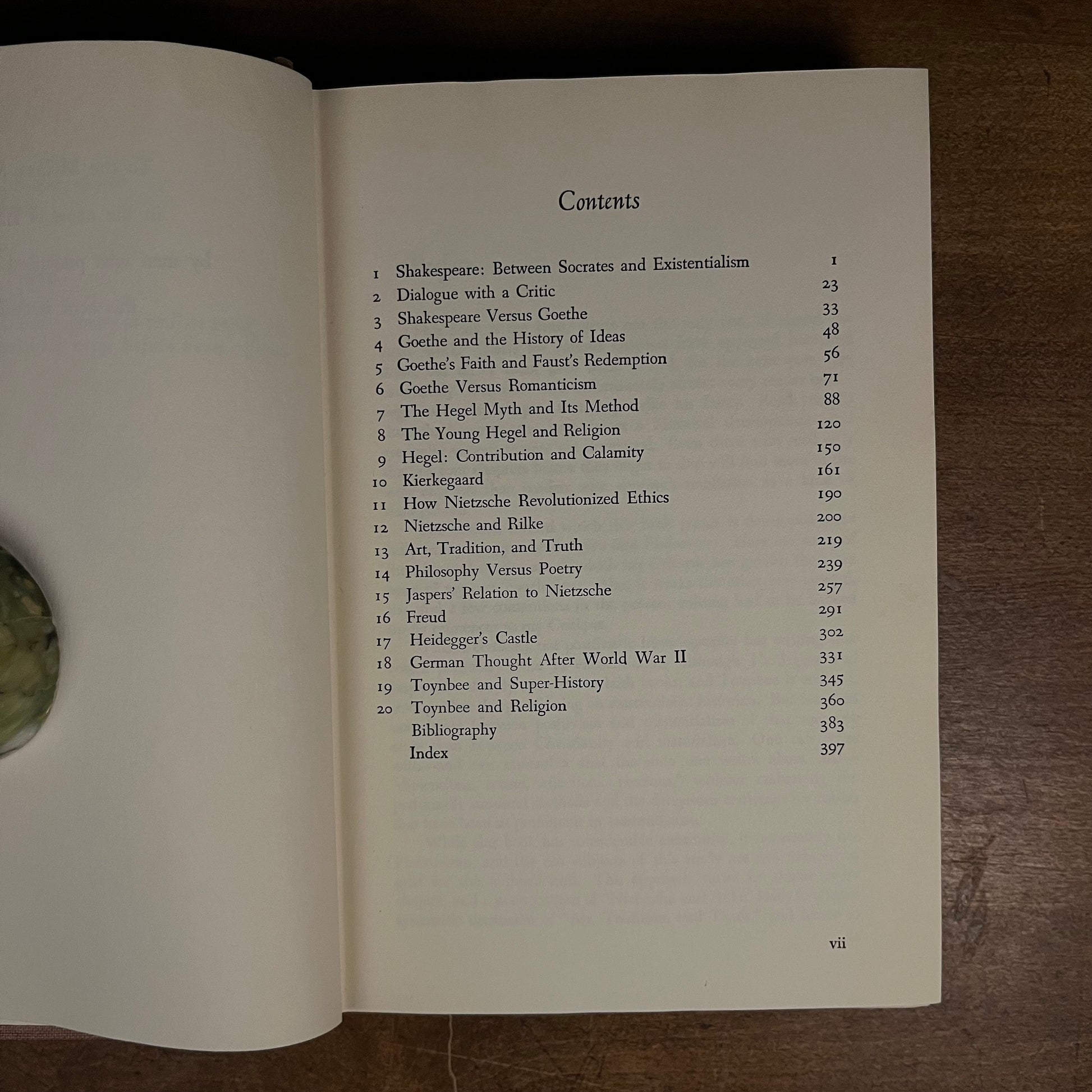 First Printing - From Shakespeare to Existentialism: Studies in Poetry, Religion and Philosophy by W. Kaufmann (1959) Vintage Hardcover Book