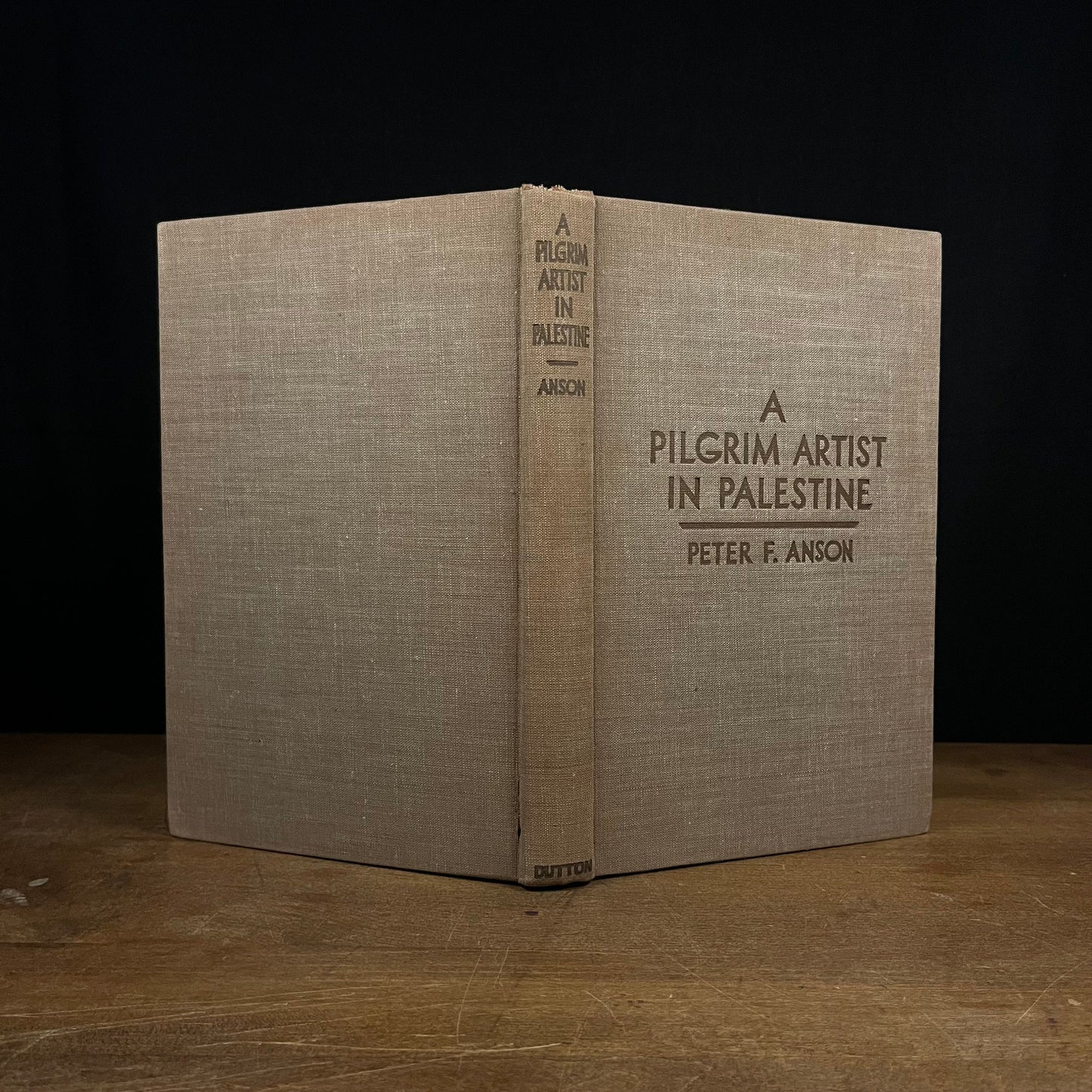 First Printing - A Pilgrim Artist in Palestine by Peter F. Anson (1932) Vintage Hardcover Book