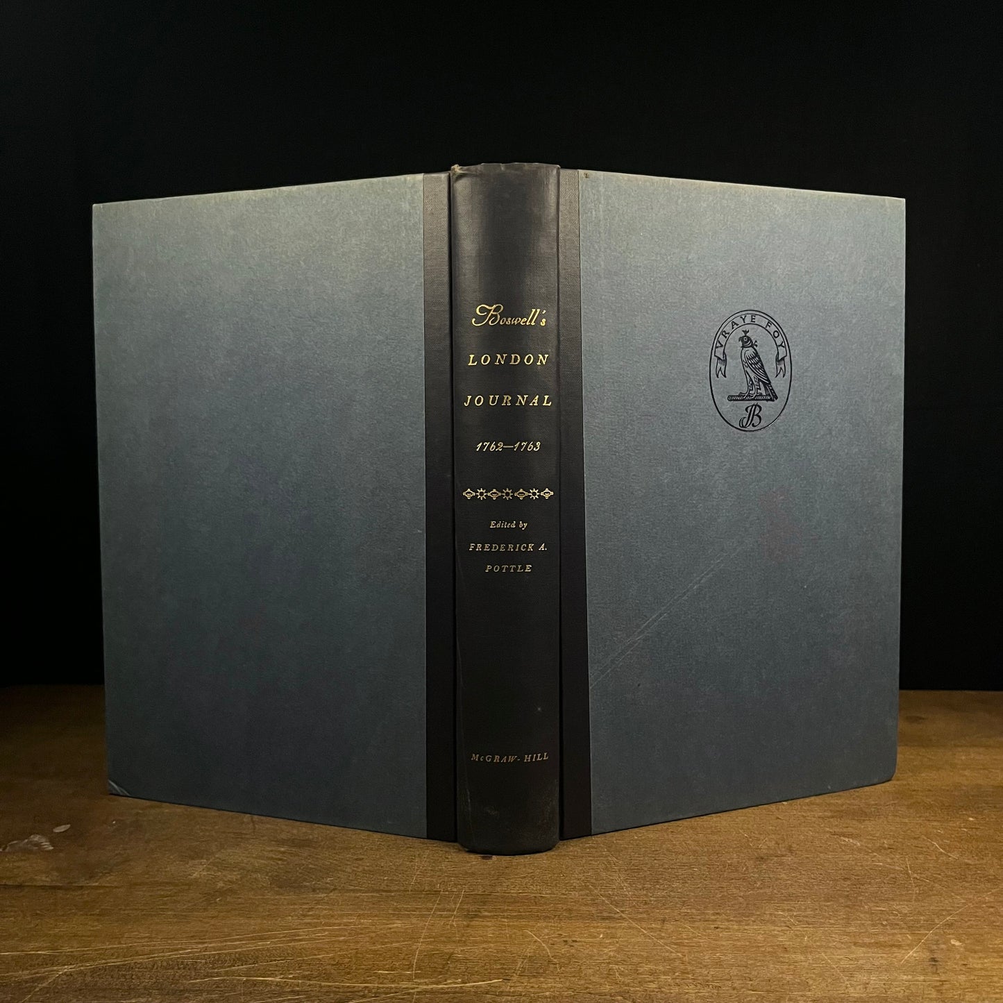 First Printing - Boswell’s London Journal, 1762-1763 by Frederick A. Pottle (1950) Vintage Hardcover Book