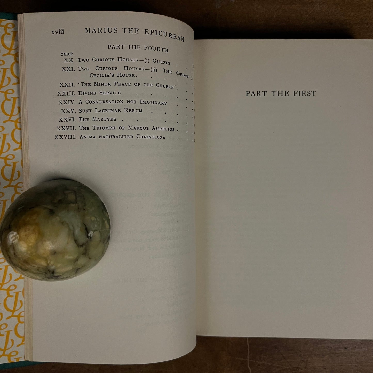 Everyman’s Library - Marius, the Epicurean by Walter Pater (1966) Vintage Hardcover Book