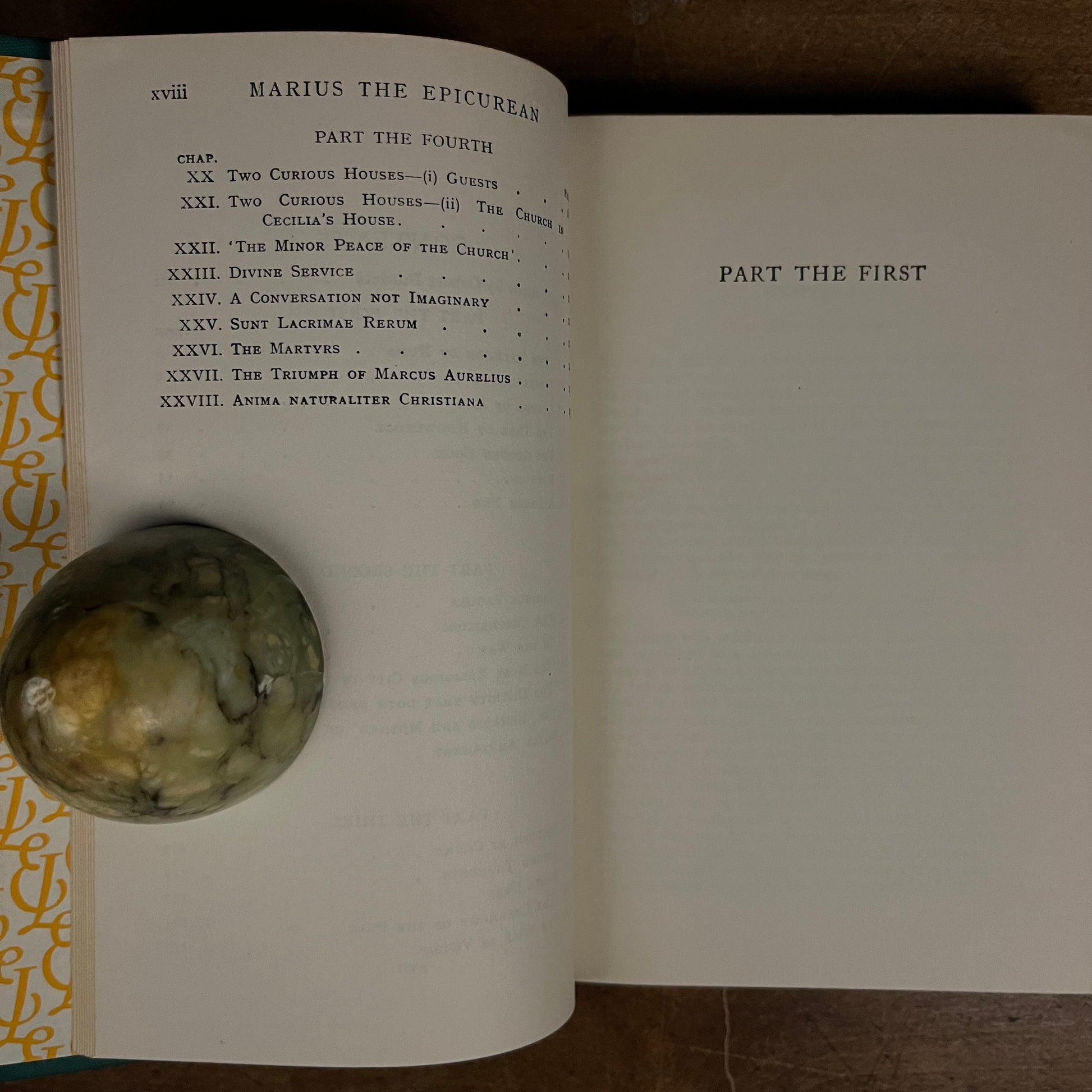 Everyman’s Library - Marius, the Epicurean by Walter Pater (1966) Vintage Hardcover Book