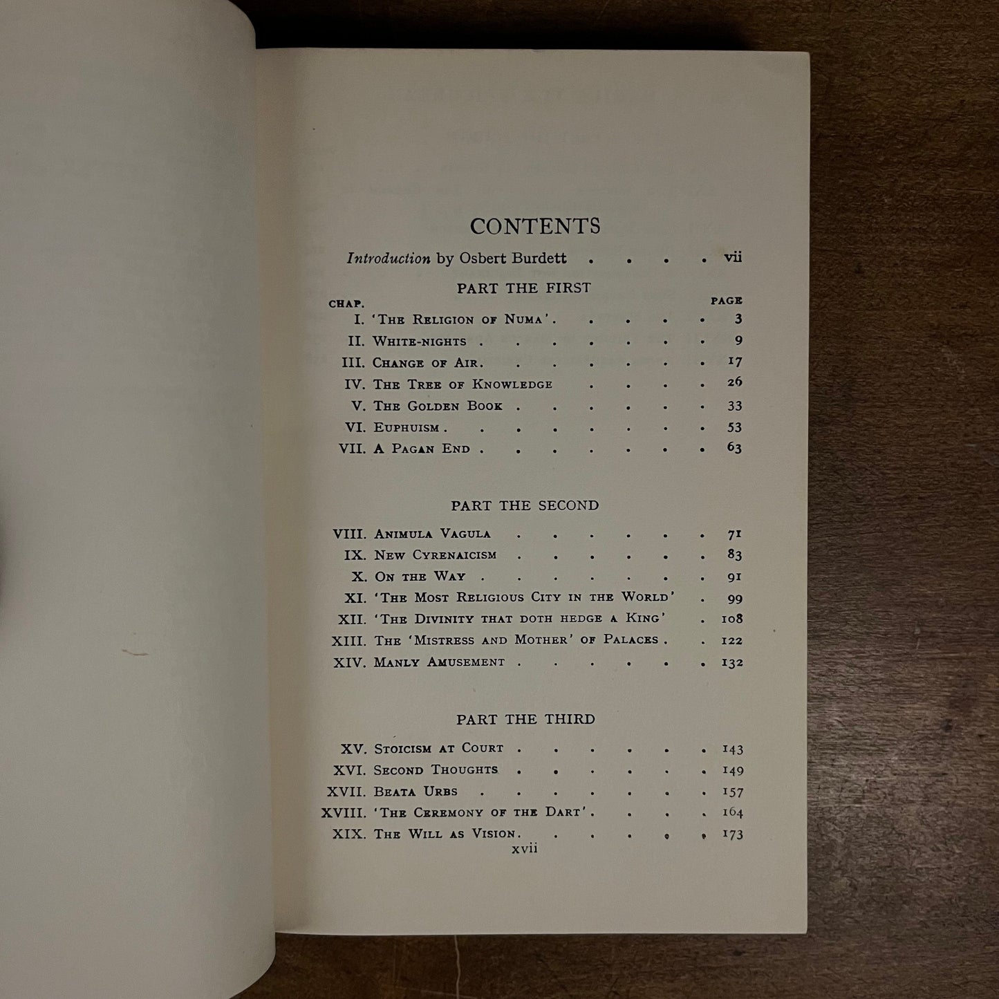 Everyman’s Library - Marius, the Epicurean by Walter Pater (1966) Vintage Hardcover Book