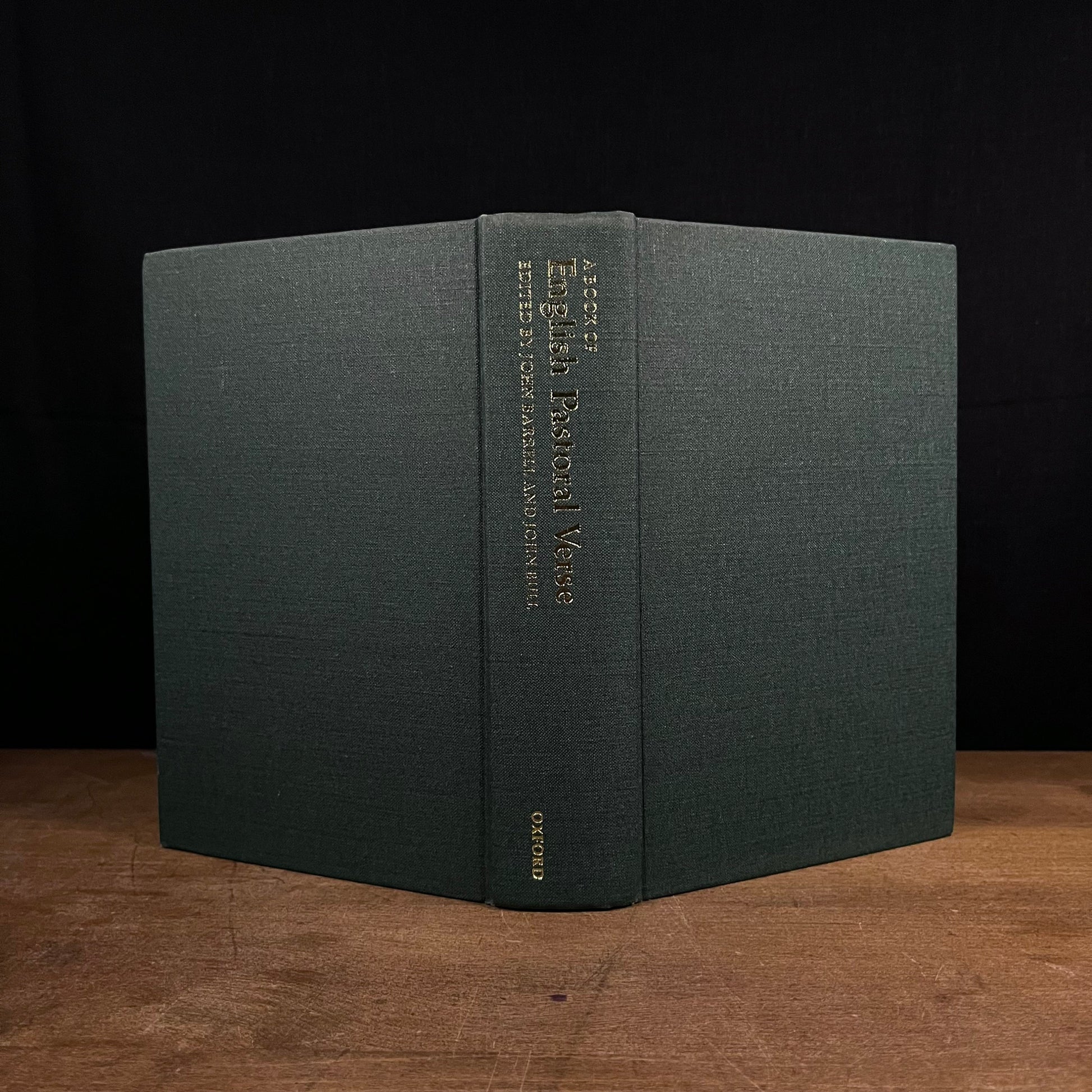 First Printing - A Book of English Pastoral Verse by John Barrell and John Bull (1975) Vintage Hardcover Book